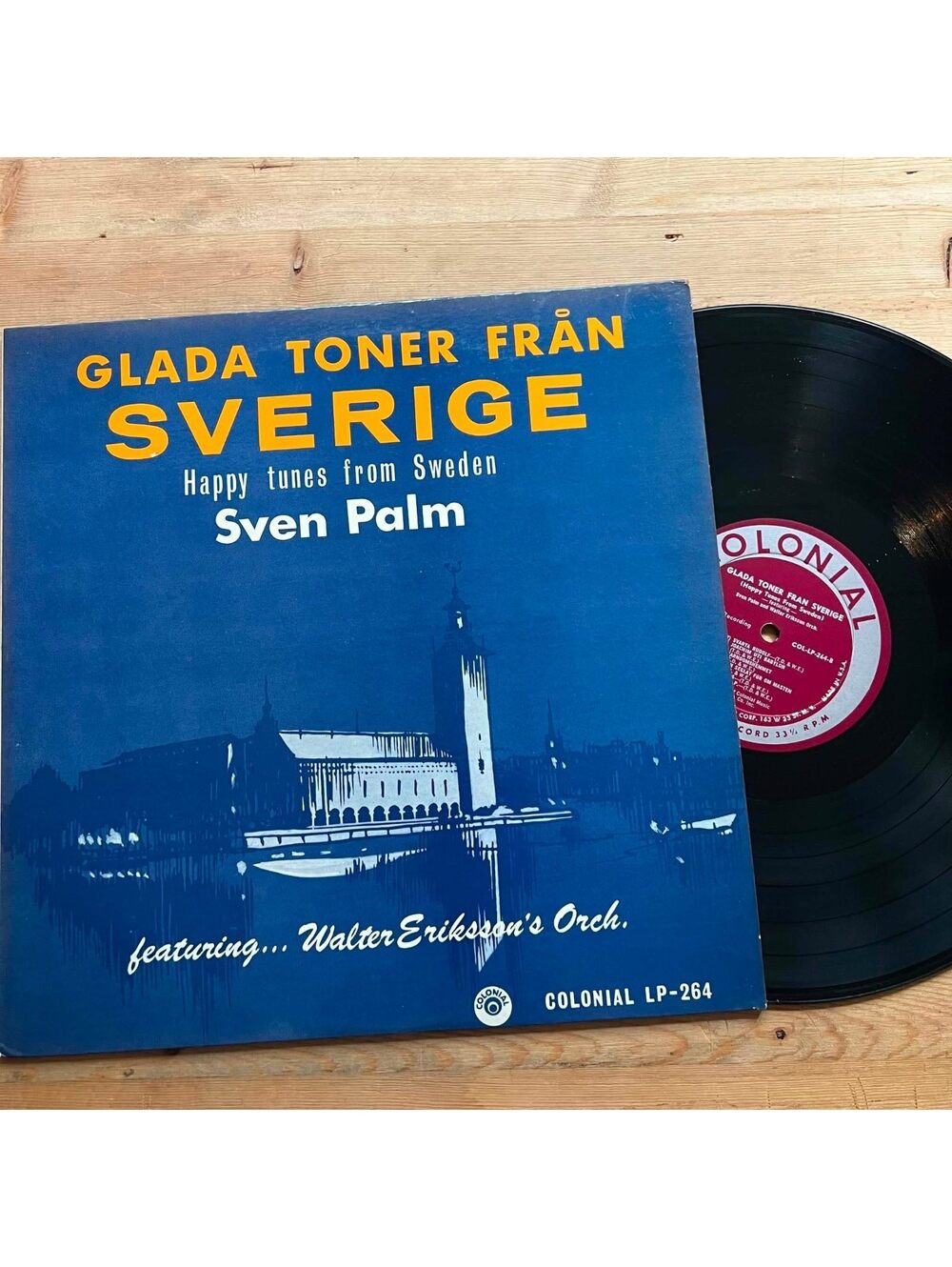 Sven Palm - Happy Tunes from Sweden 33rpm VG+ VR25
